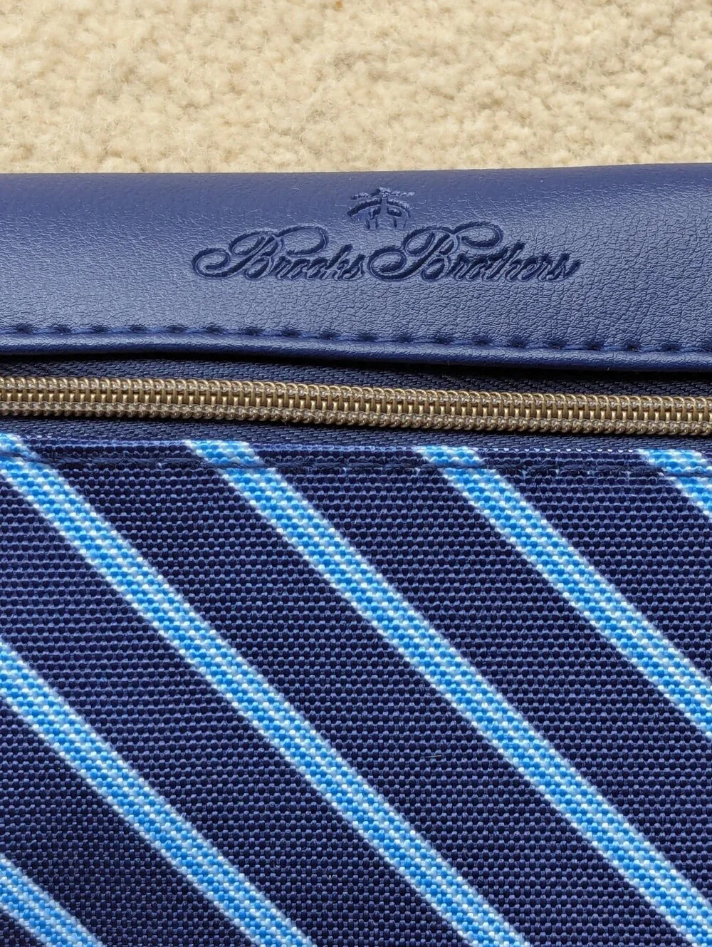 United x Brooks Brothers & Perricone MD products Travel Amenity Bag